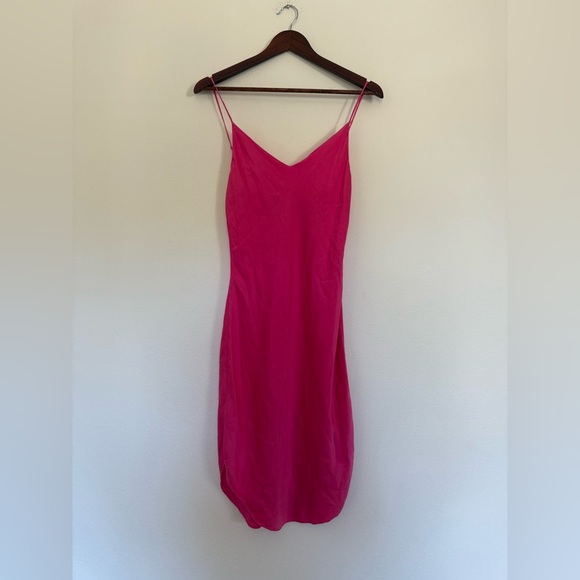 KES Dresses & Skirts - KES silk Pink Slip Dress